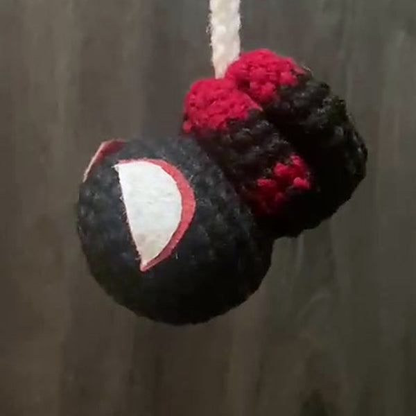 Midnight the Hanging Spider Charm